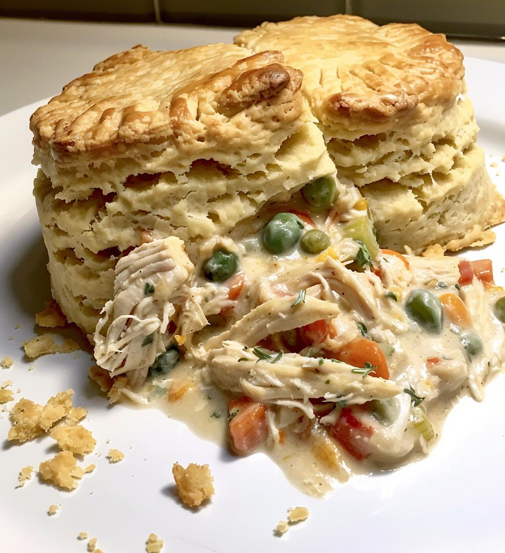 Chicken Biscuit Pot Pie