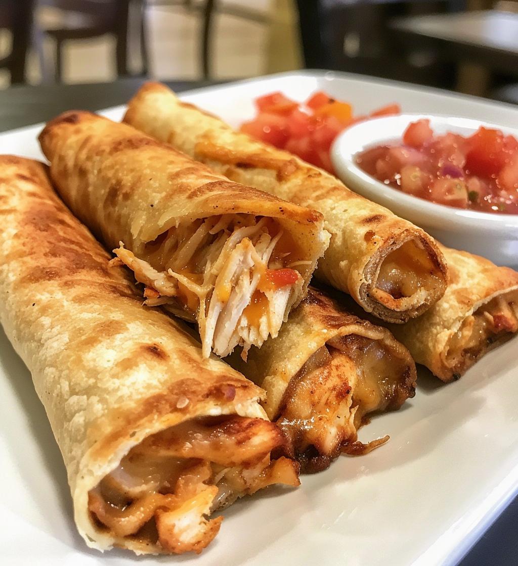 Chicken Flautas - detail 1