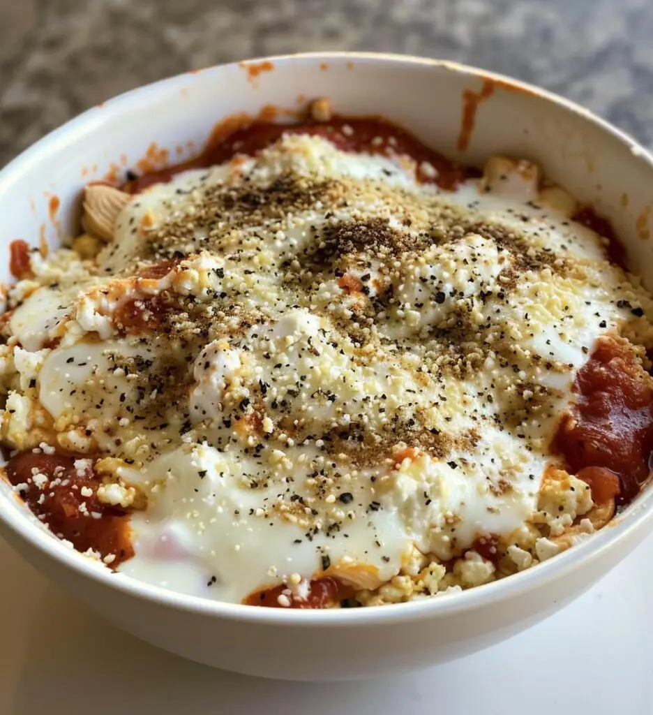 Chicken Parm Cottage Cheese Bowl