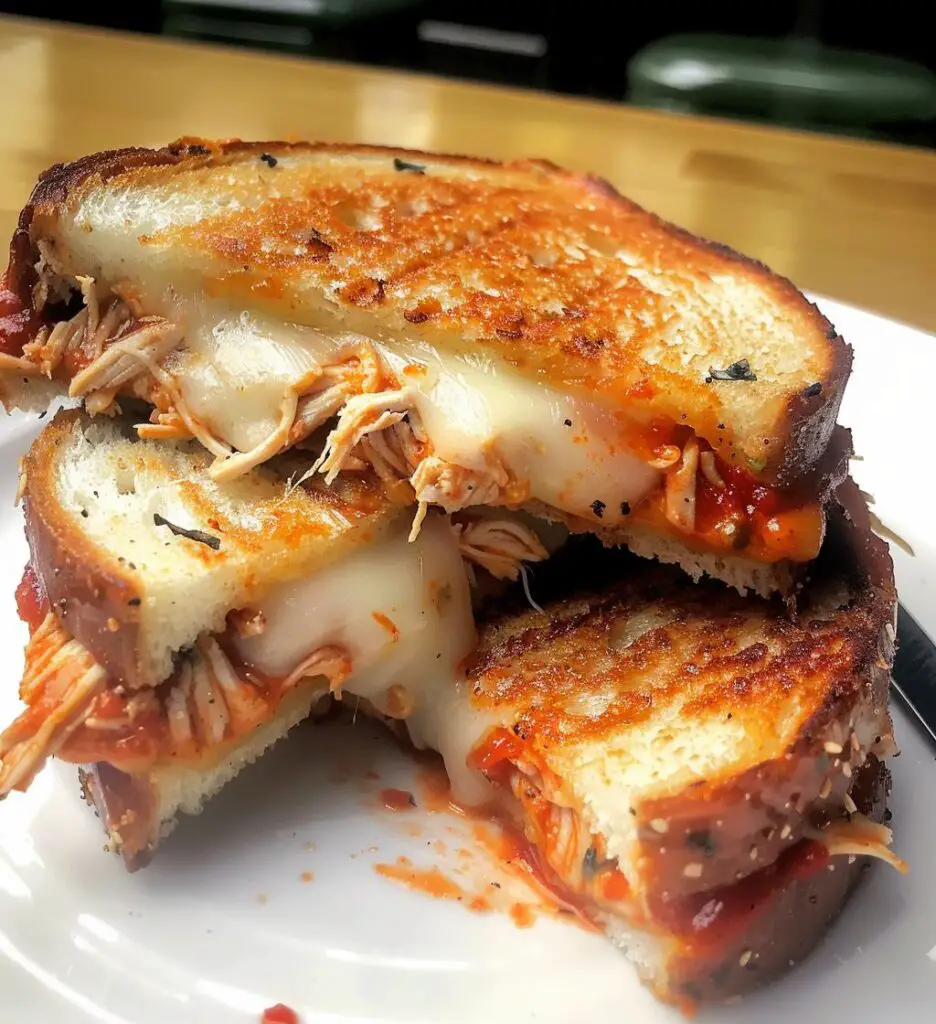 Chicken Parmesan Grilled Cheese