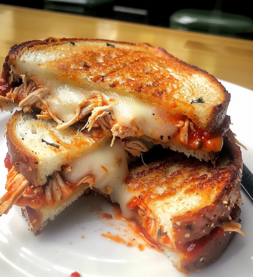 Chicken Parmesan Grilled Cheese