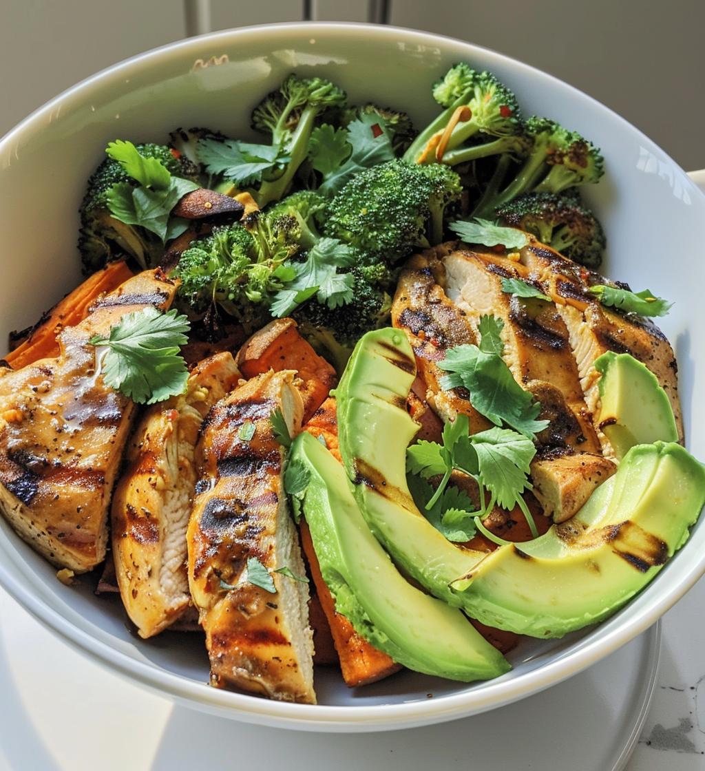 Chicken Sweet Potato Bowls