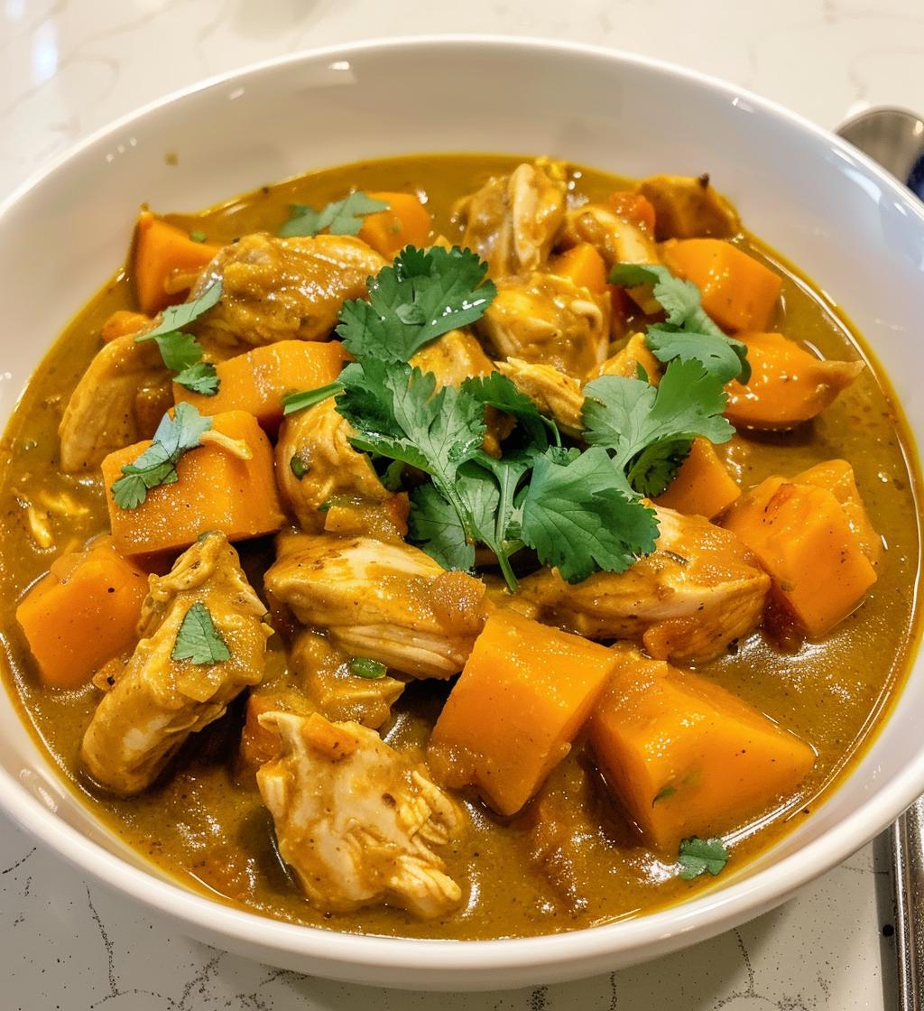 Chicken & Sweet Potato Curry - detail 1