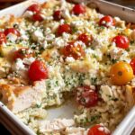 Chicken Tzatziki Rice Bake