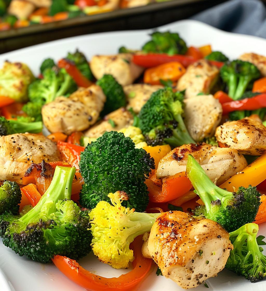 Chicken & Veggie Sheet Pan Dinner - detail 1
