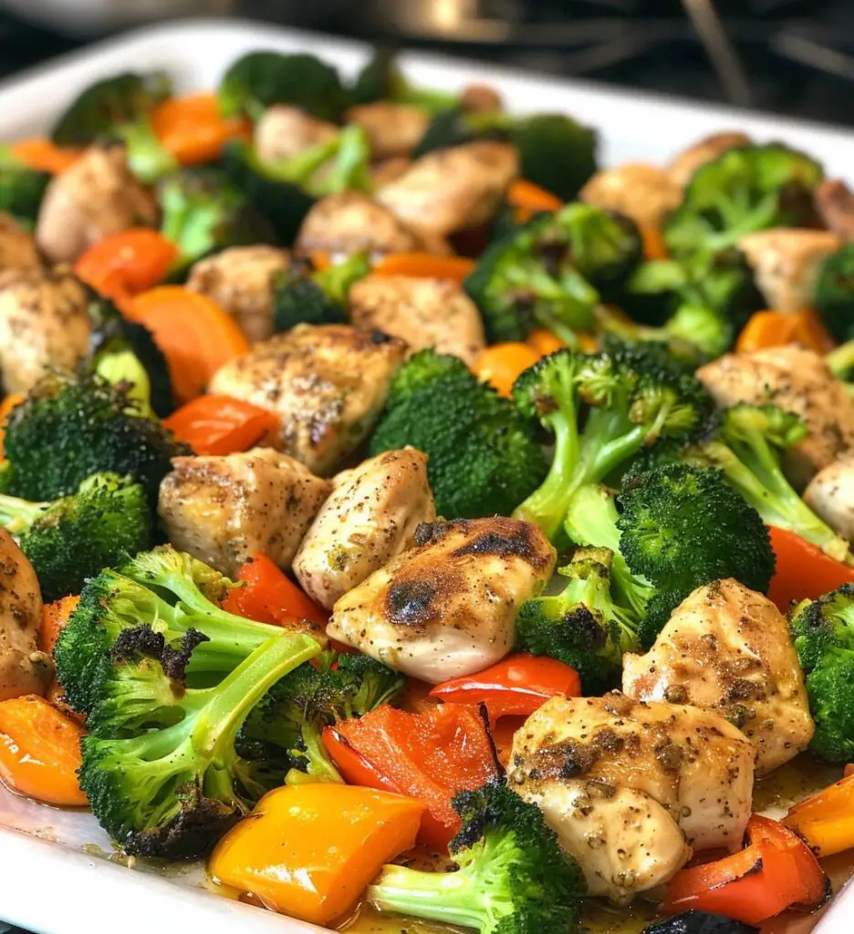Chicken & Veggie Sheet Pan Dinner