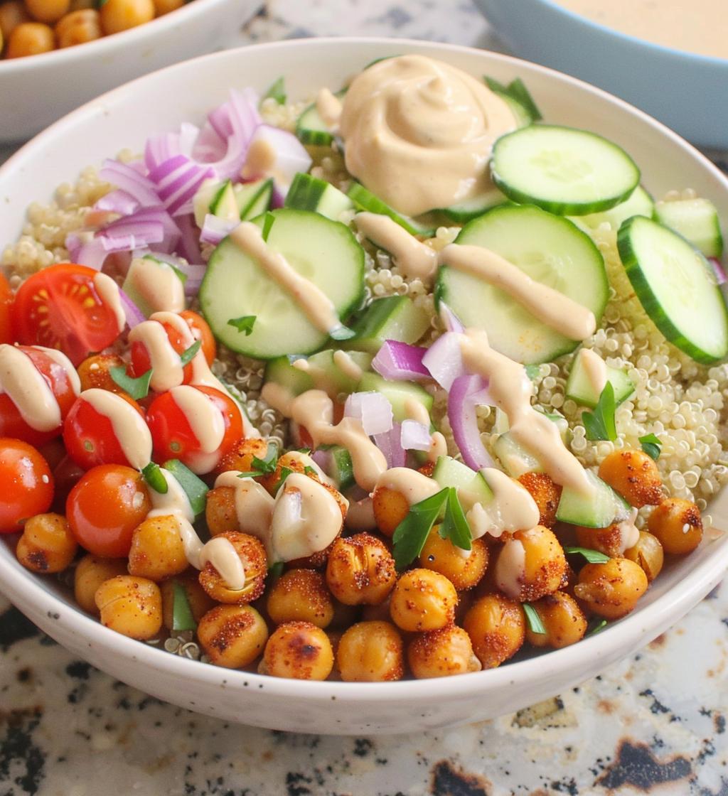 Chickpea Shawarma Bowls - detail 1