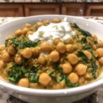 Chickpea & Spinach Curry