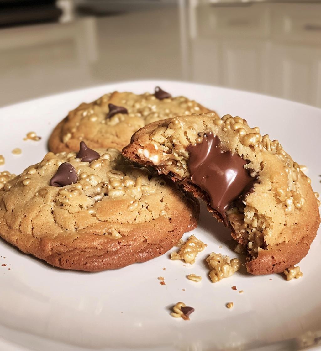 Chocolate Chip Rice Krispie Cookies - detail 1