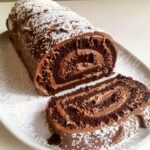 Chocolate yule log
