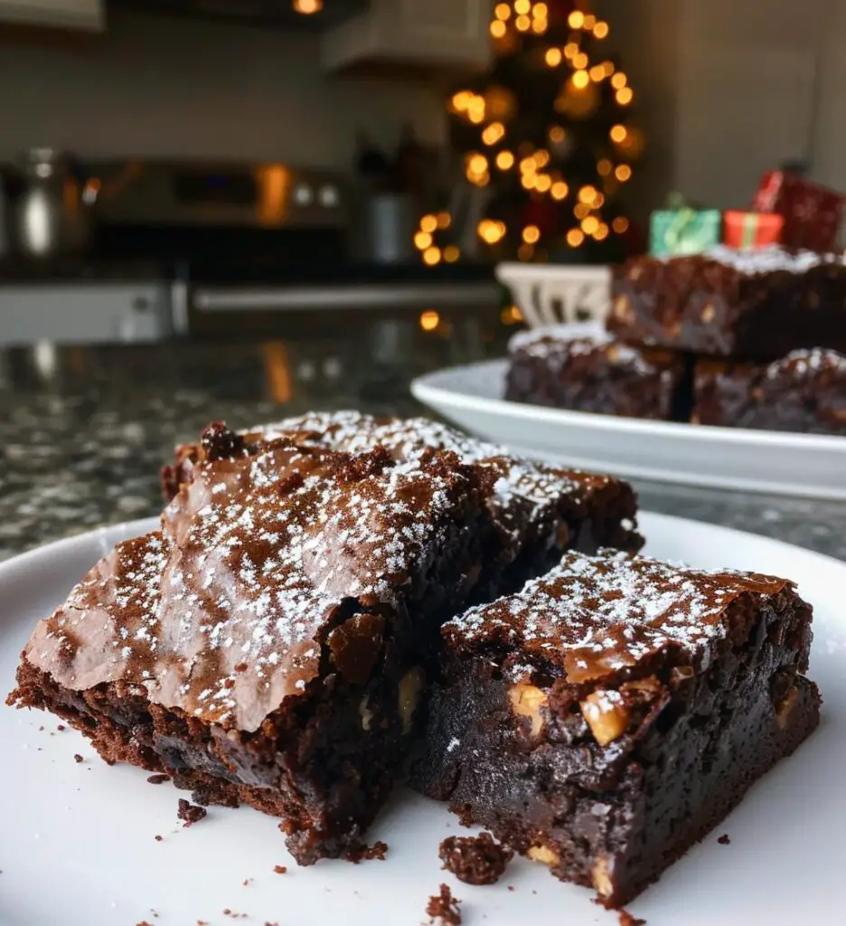 Christmas brownies