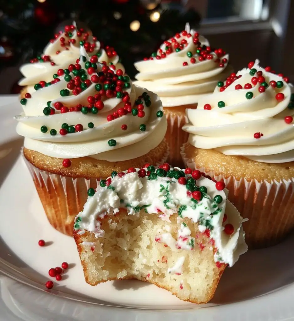 Christmas cupcakes