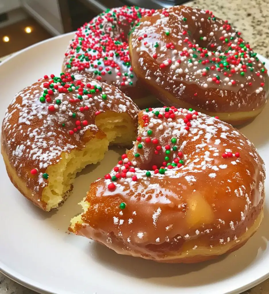 Christmas donuts