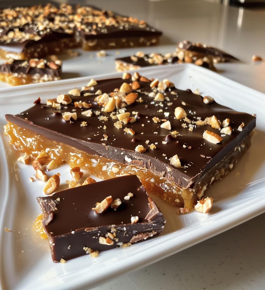 Christmas toffee - detail 1