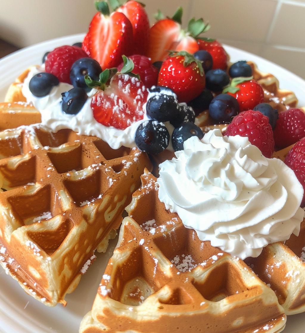 Christmas waffles - detail 1