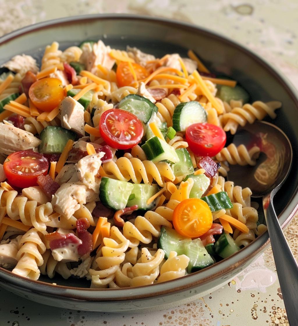 Club Sandwich Pasta Salad