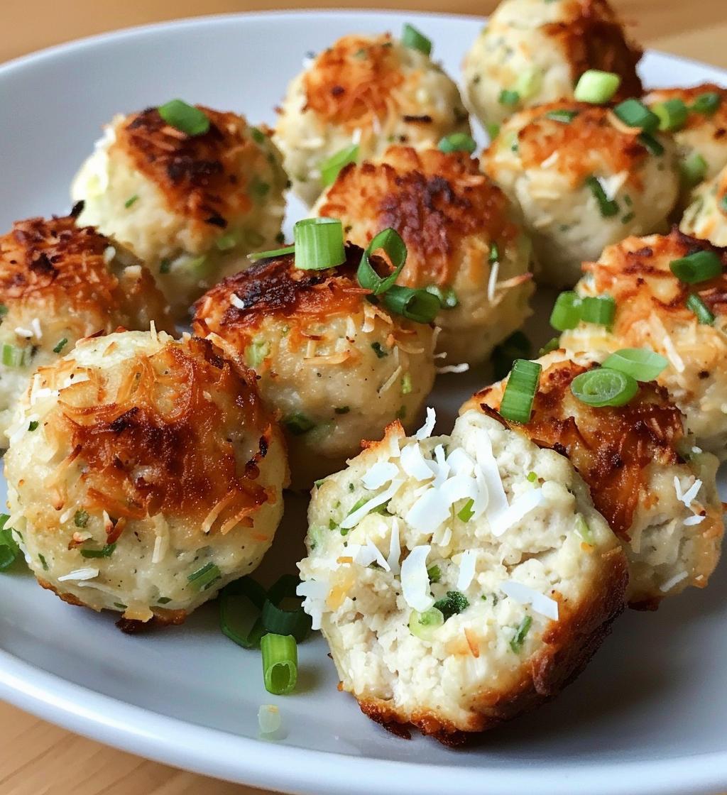 Coconut Chicken Meatballs - detail 1