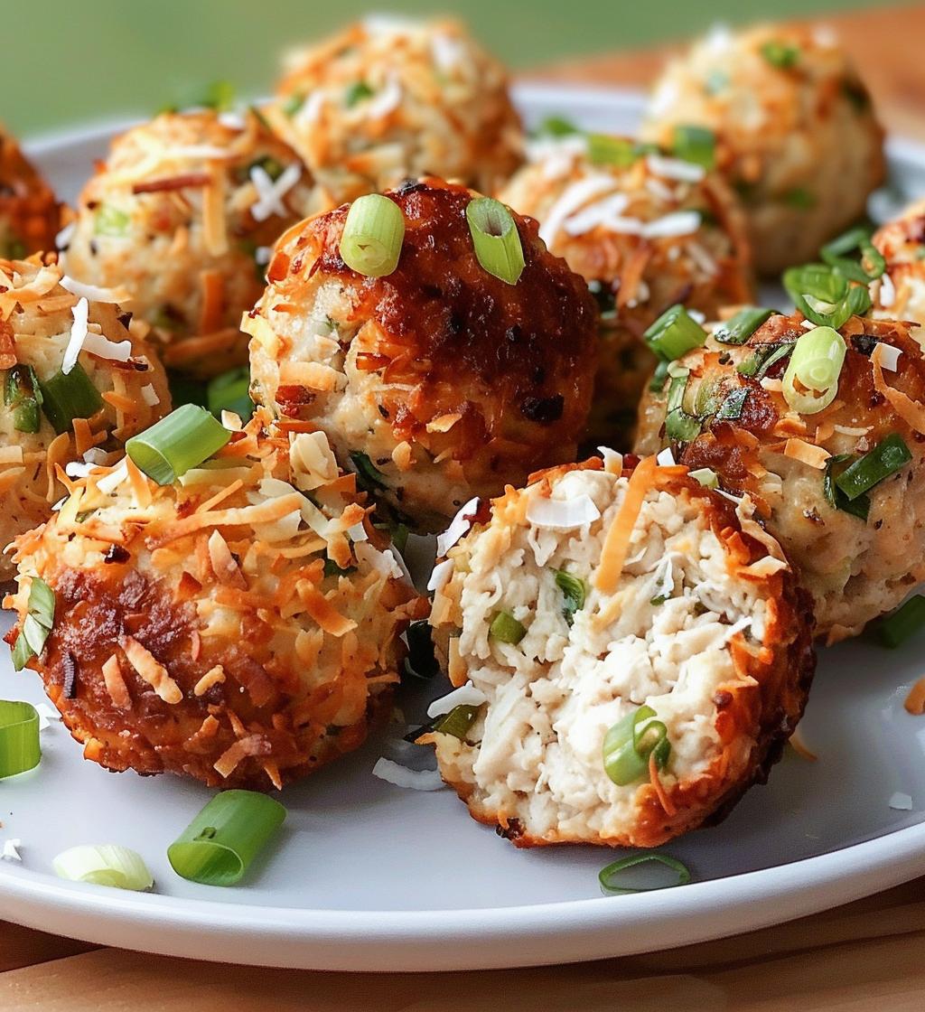 Coconut Chicken Meatballs