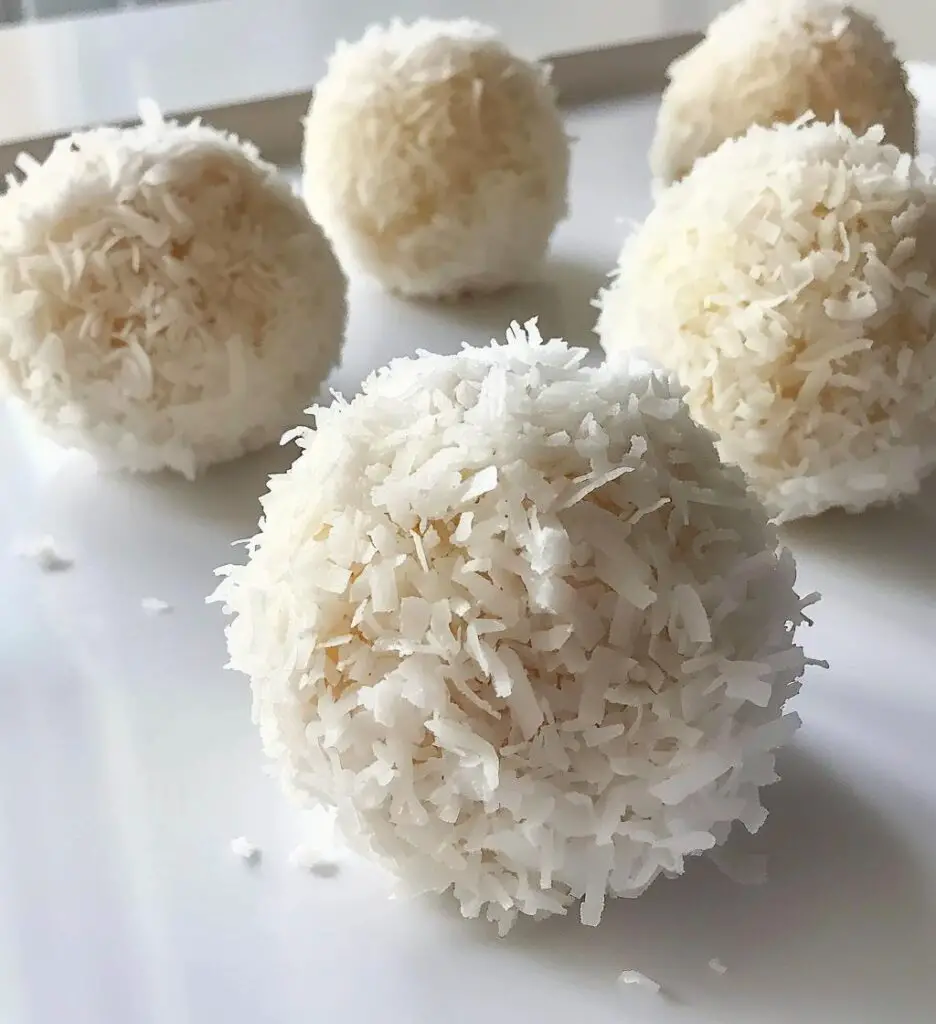 Condensed Milk Snowballs