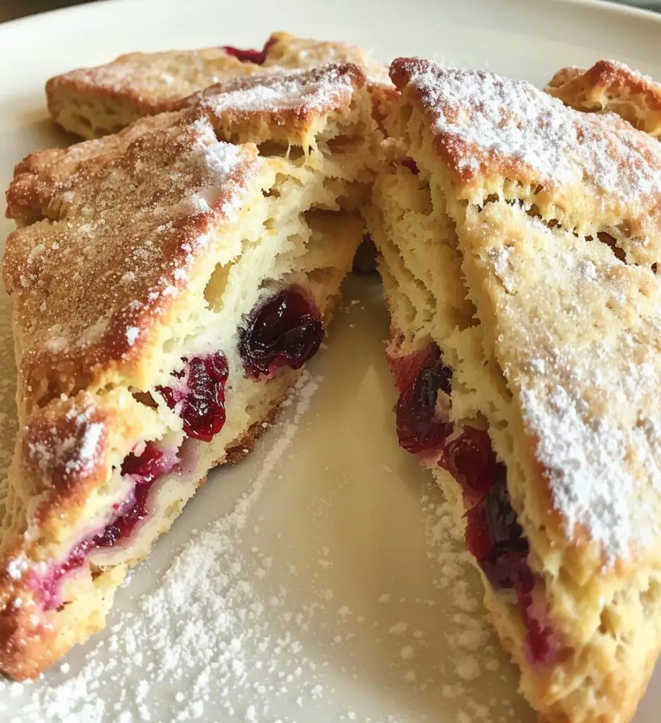 Cranberry scones