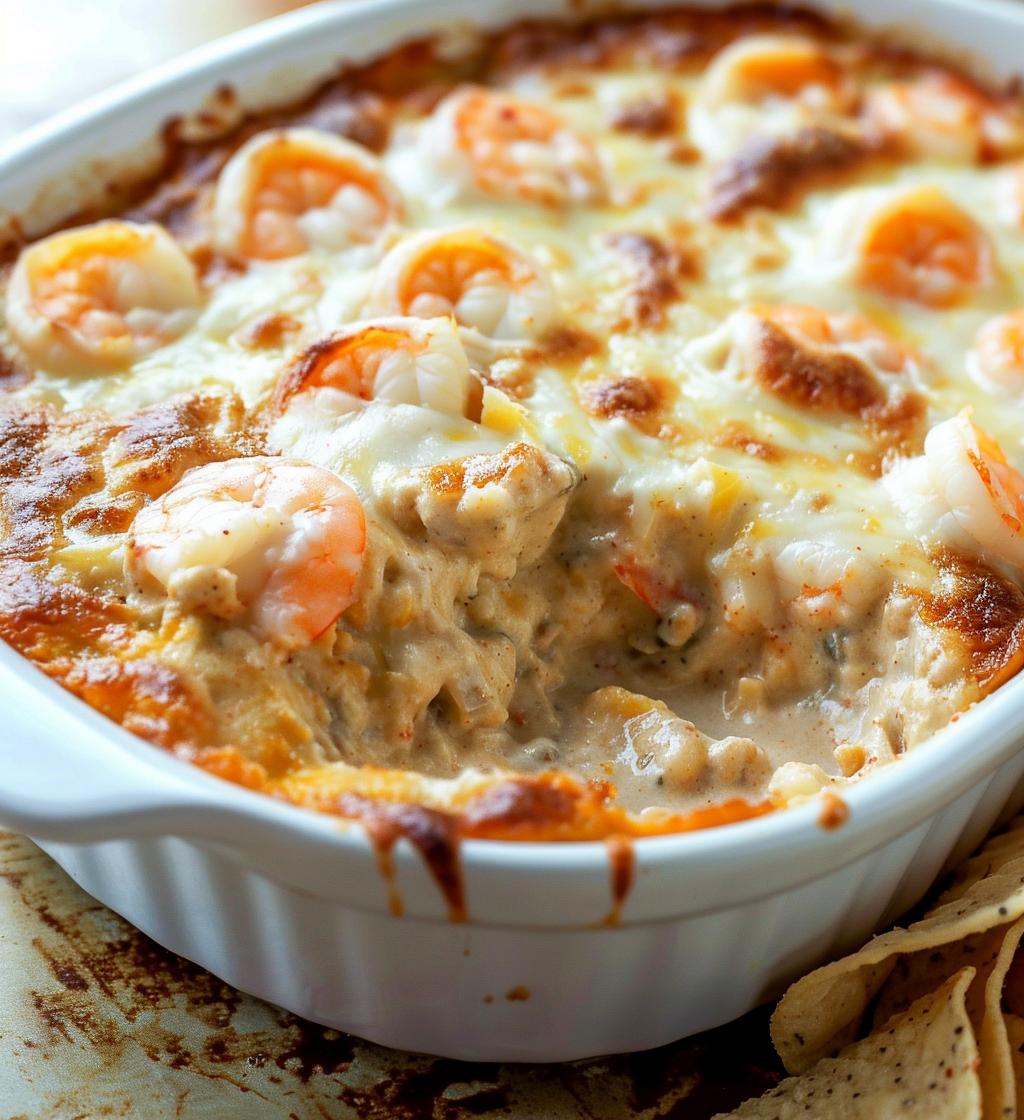 Creamy Cajun Shrimp Dip