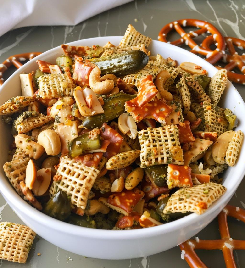 Dill Pickle Chex Mix