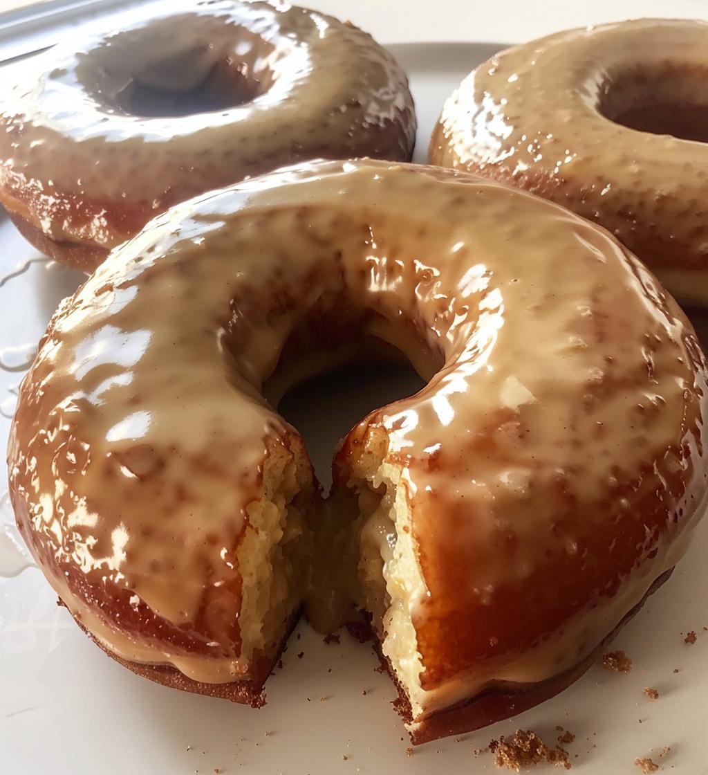 Eggnog donuts