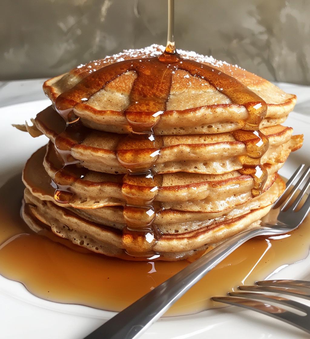 Eggnog pancakes - detail 1