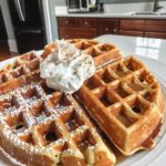 Eggnog waffles