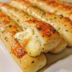 Garlic Herb Cheese-Stuffed Breadsticks
