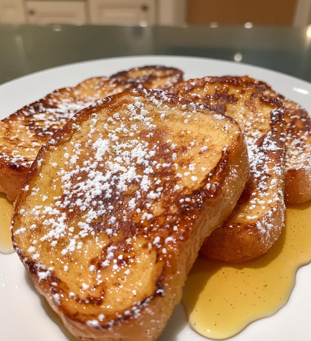 Gingerbread French toast - detail 1