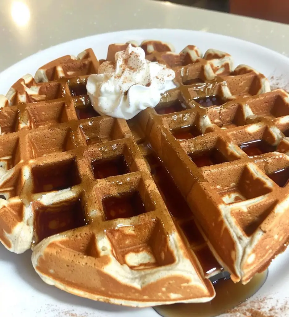 Gingerbread waffles