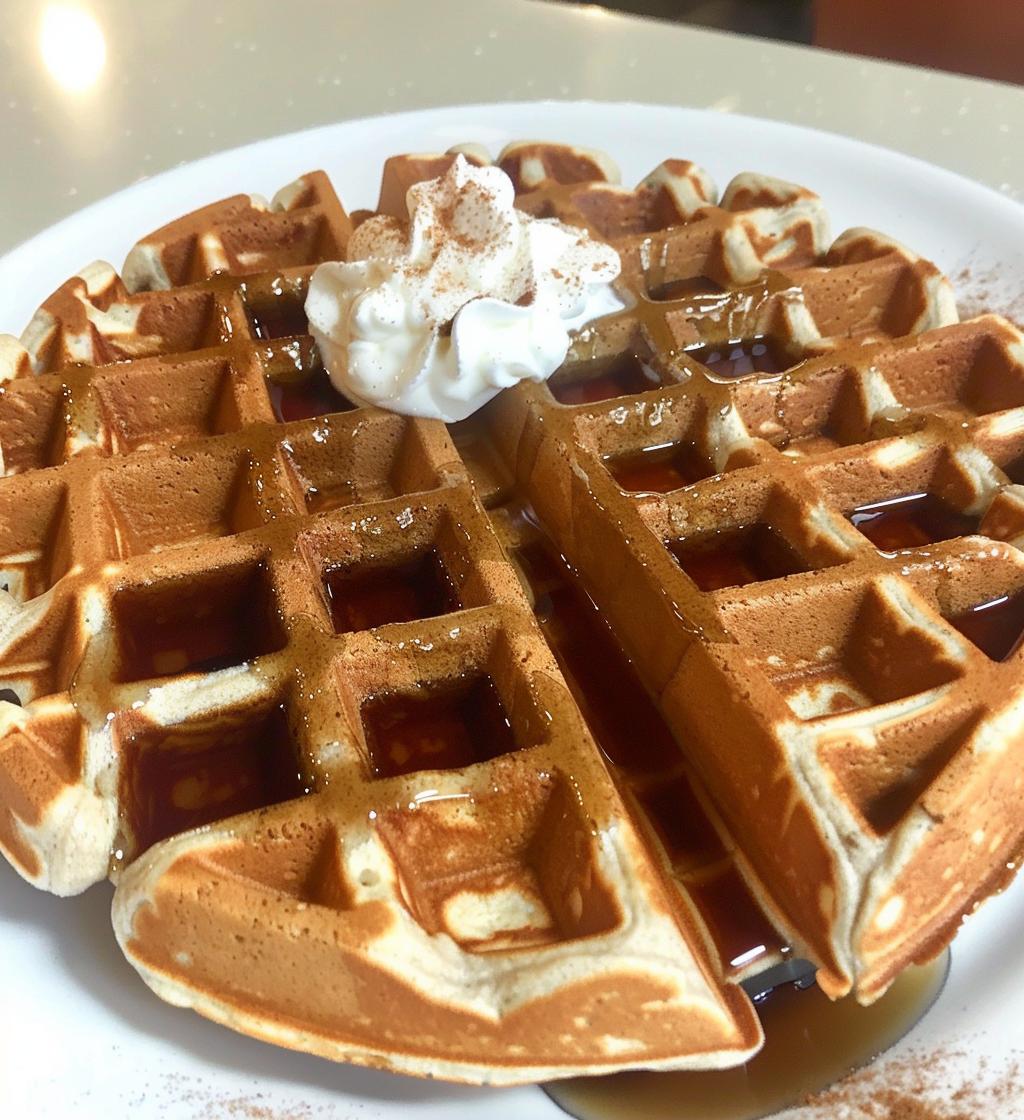 Gingerbread waffles