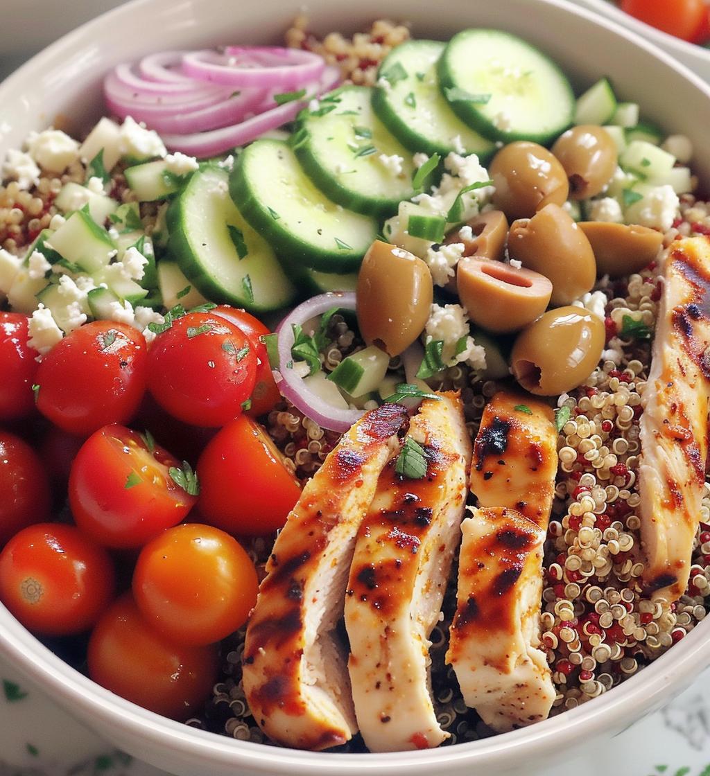 Greek Chicken Bowl