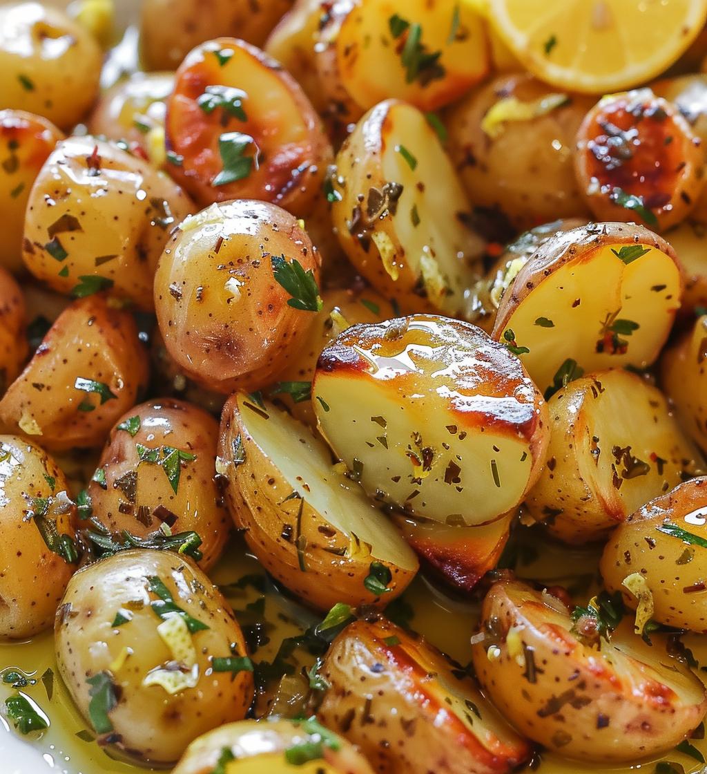 Greek Lemon Potatoes - detail 1