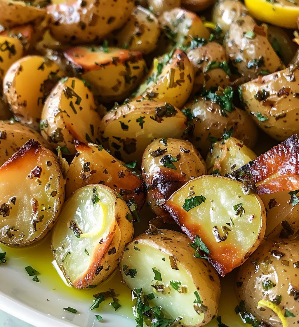 Greek Lemon Potatoes