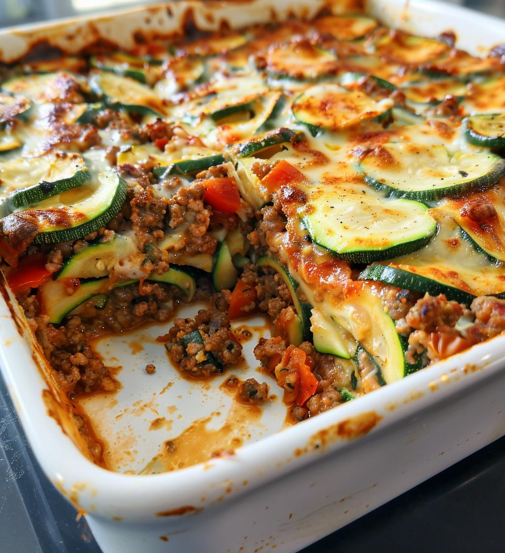 Ground Turkey Zucchini Casserole - detail 1