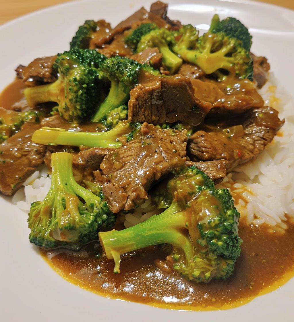 Healthy Beef & Broccoli