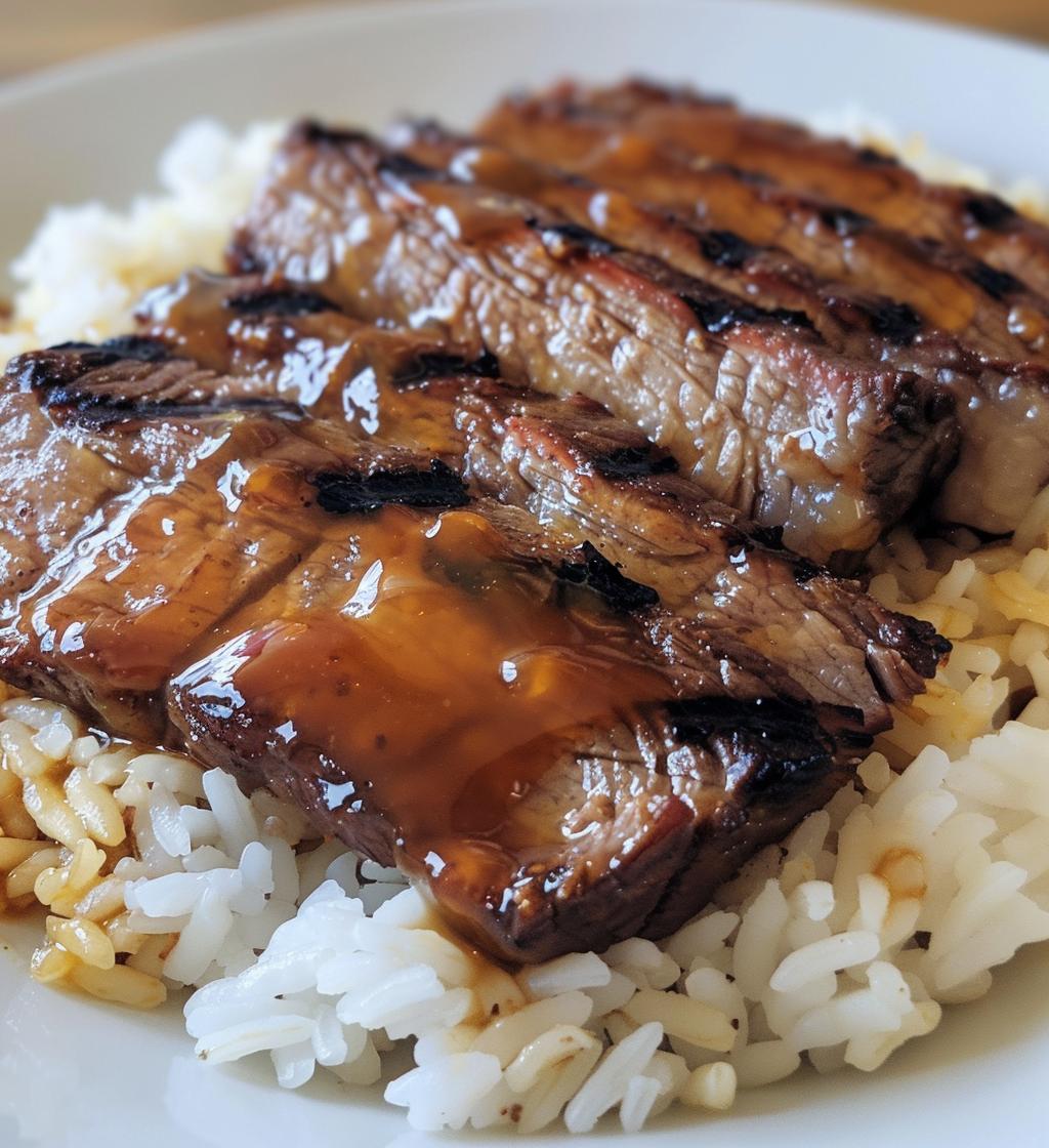 Honey BBQ Steak Rice - detail 1