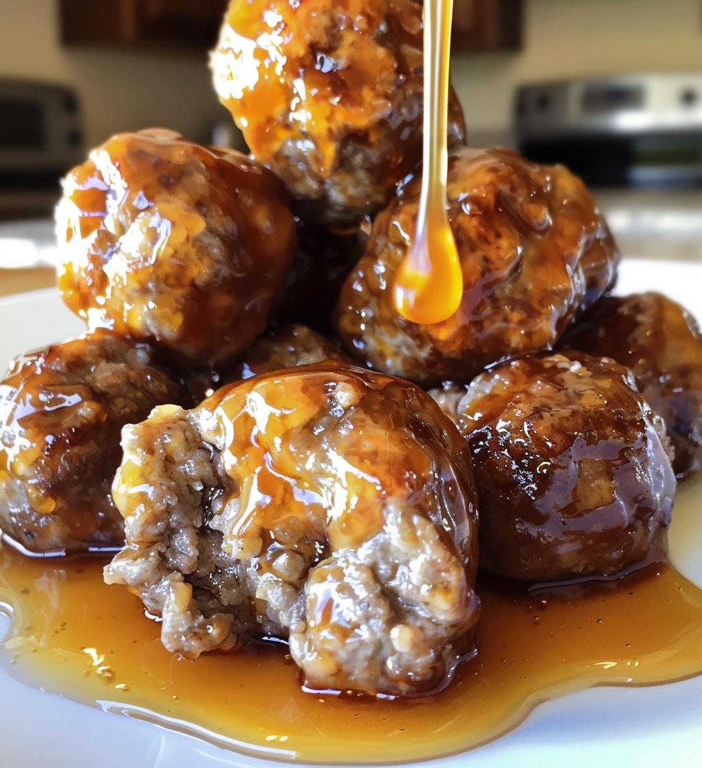 Honey Garlic Meatballs