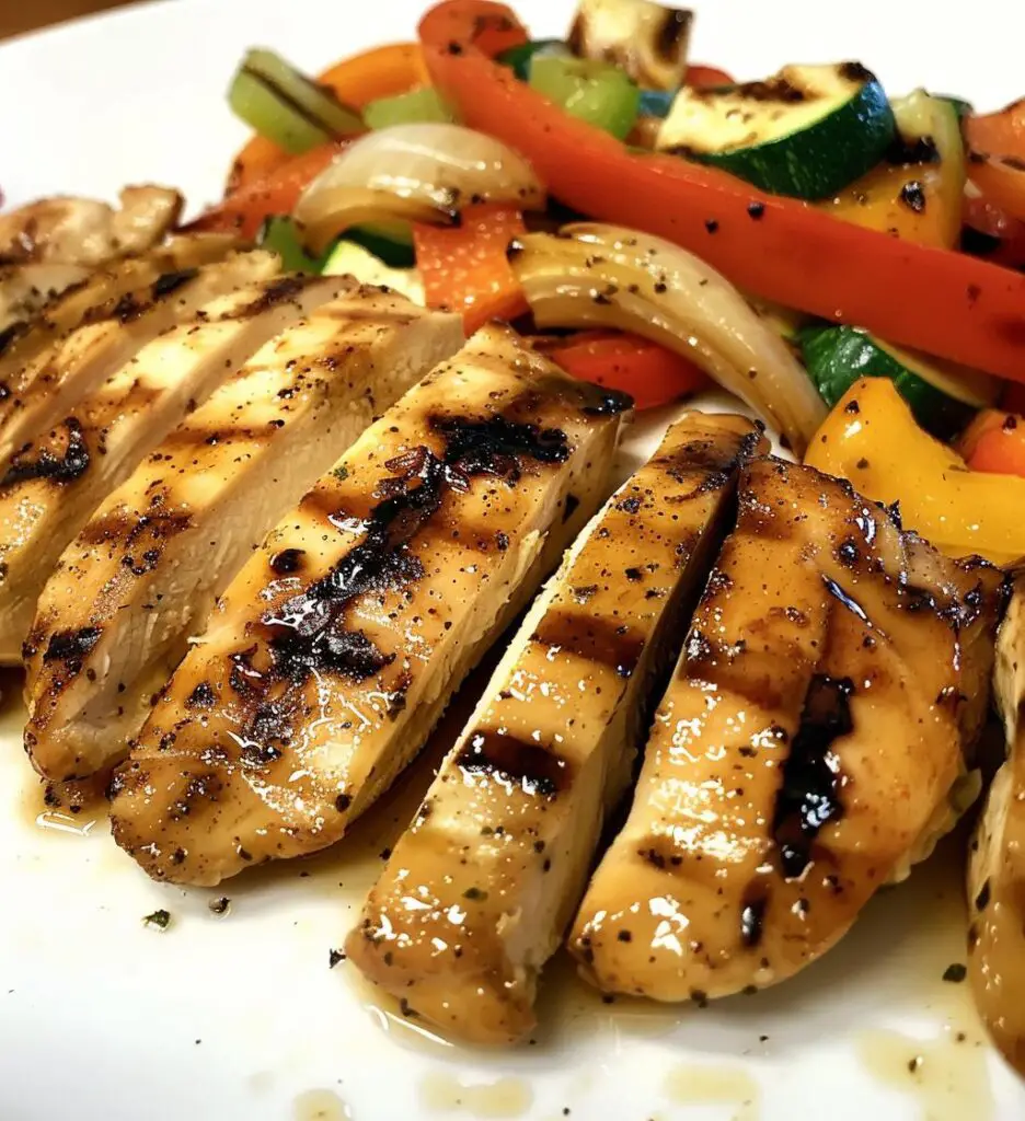 Honey-Lime Grilled Chicken with Veggies