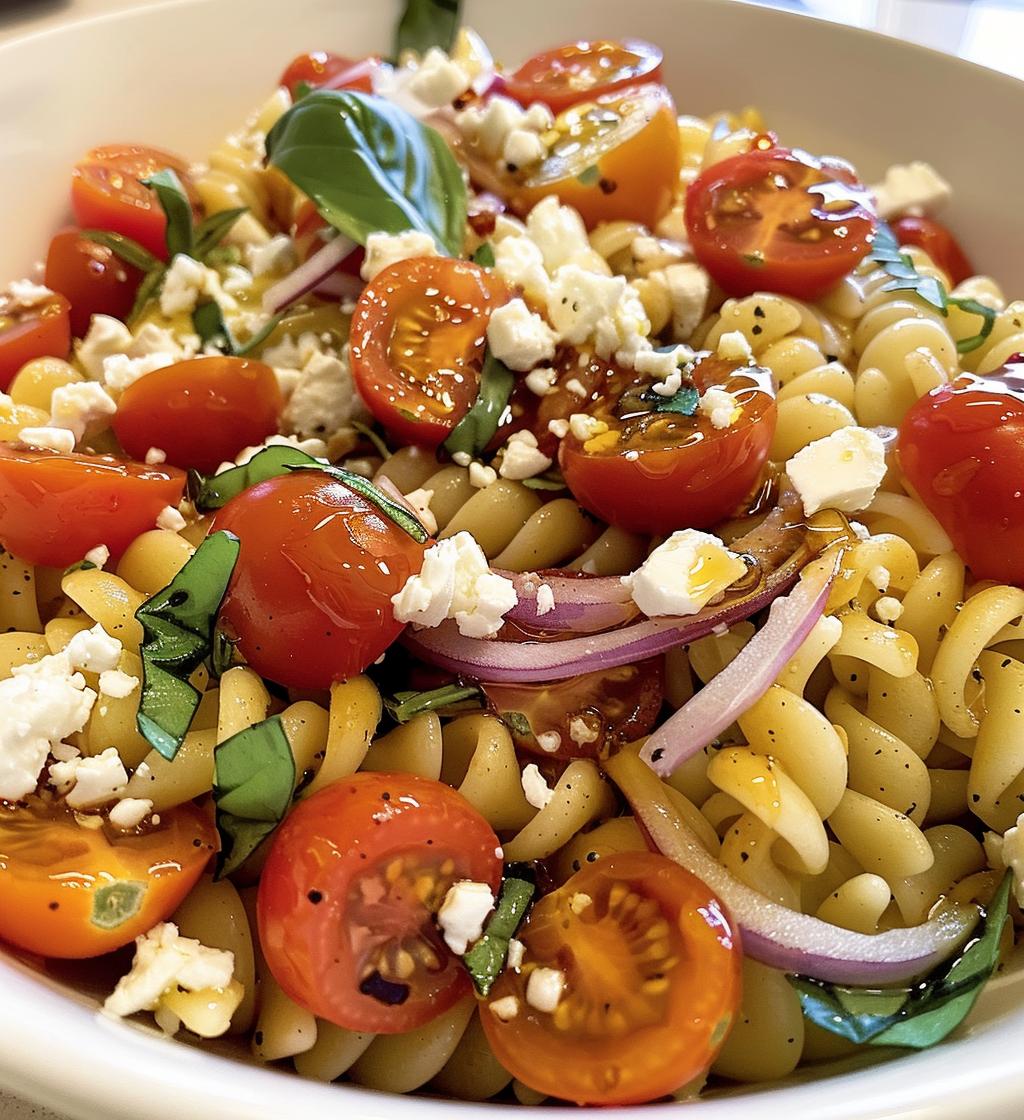 Hot Honey Pasta Salad