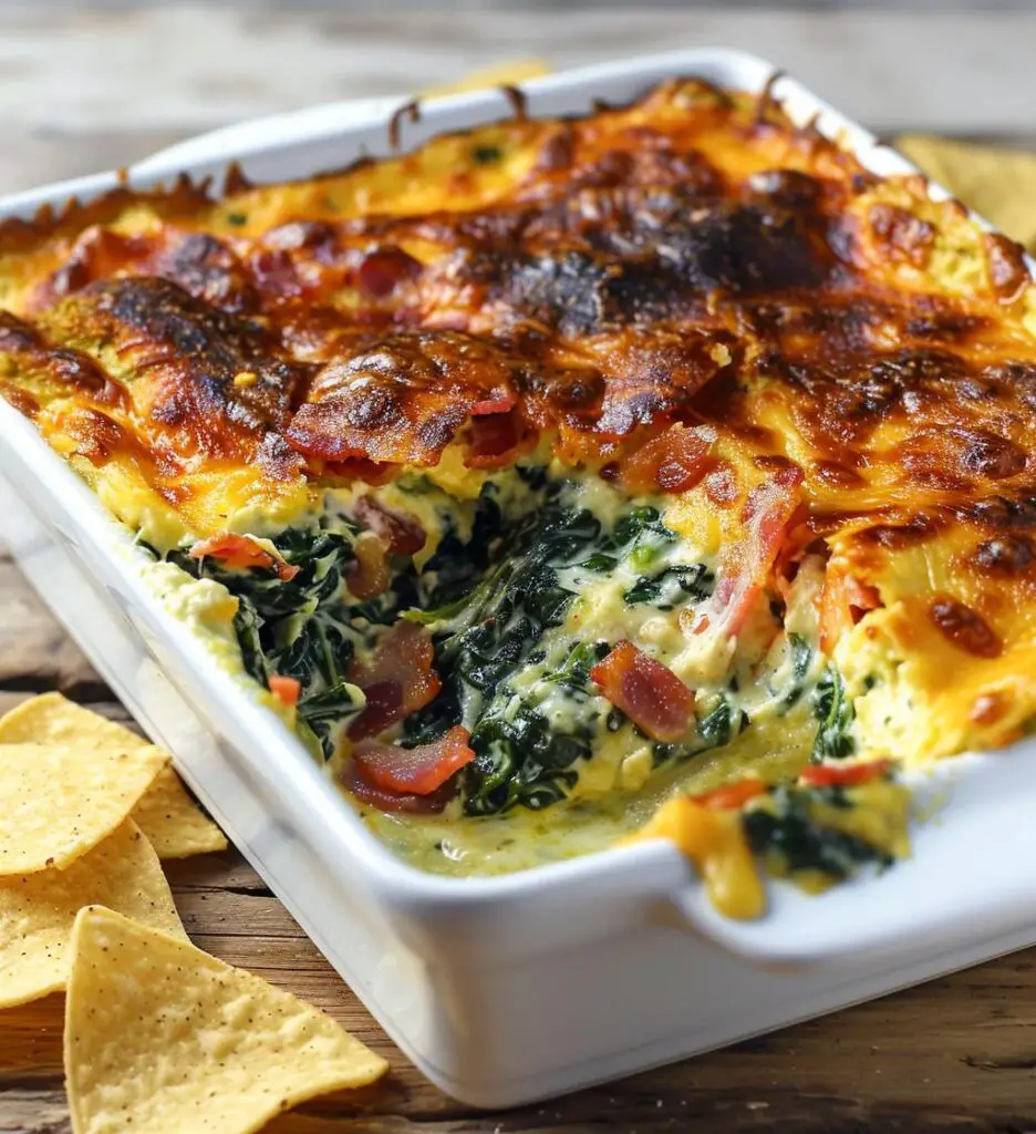 Hot Spinach Bacon Dip
