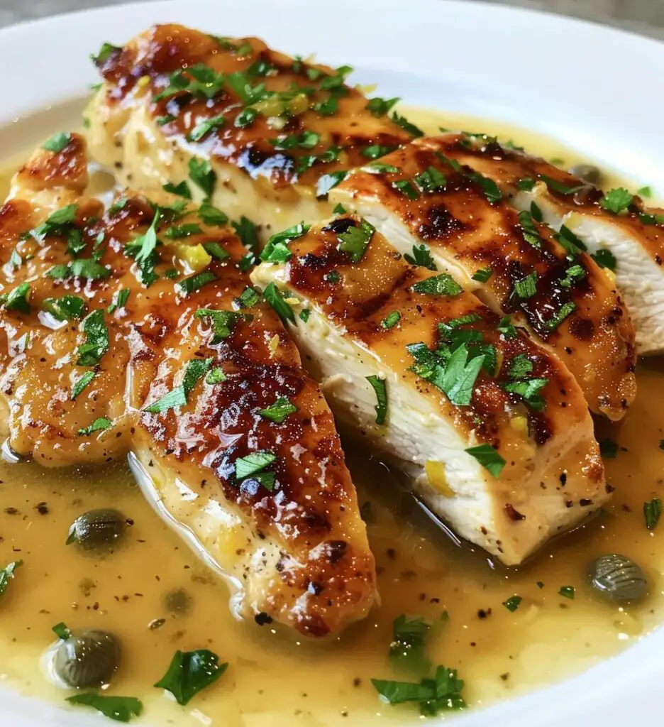 Italian Lemon Chicken Piccata (Light)