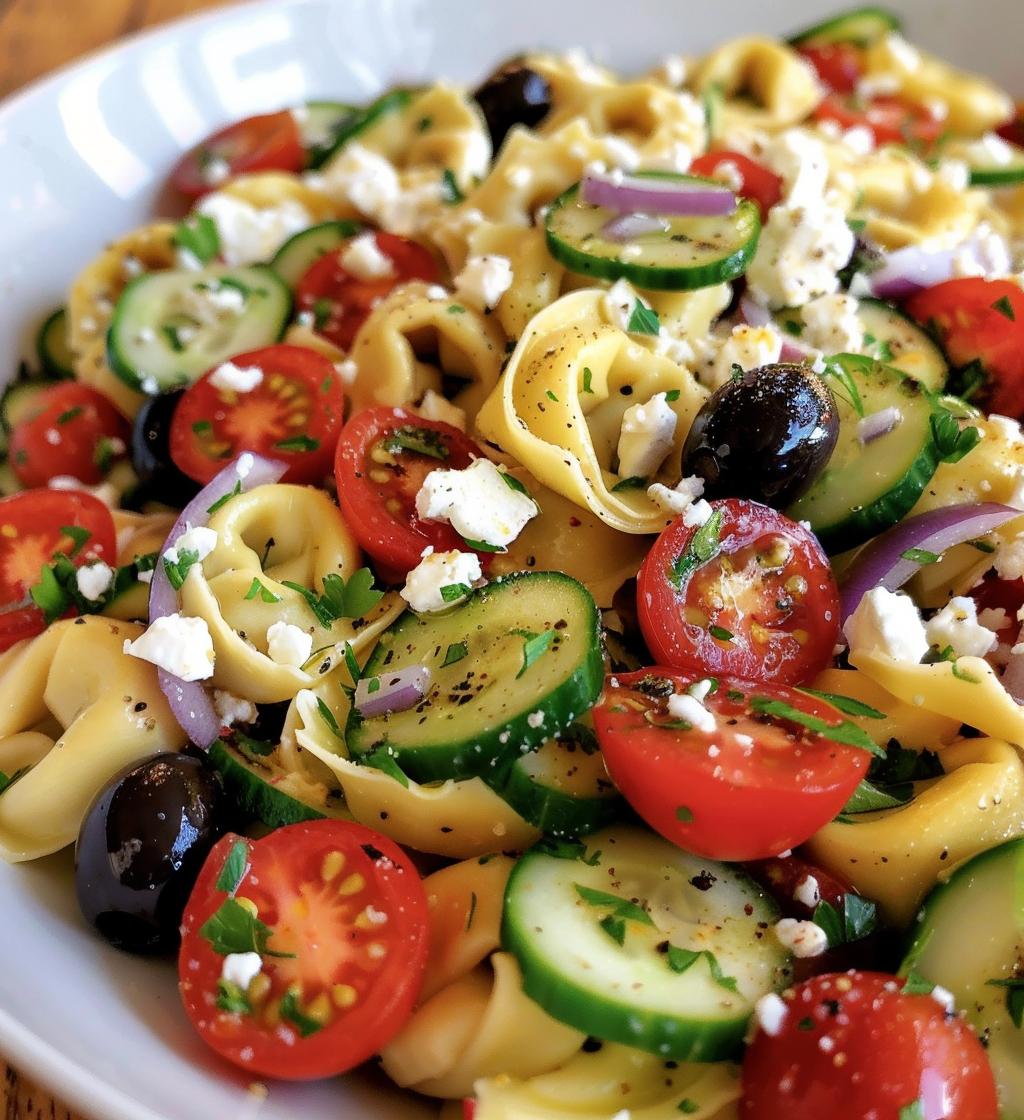 Italian Tortellini Pasta Salad