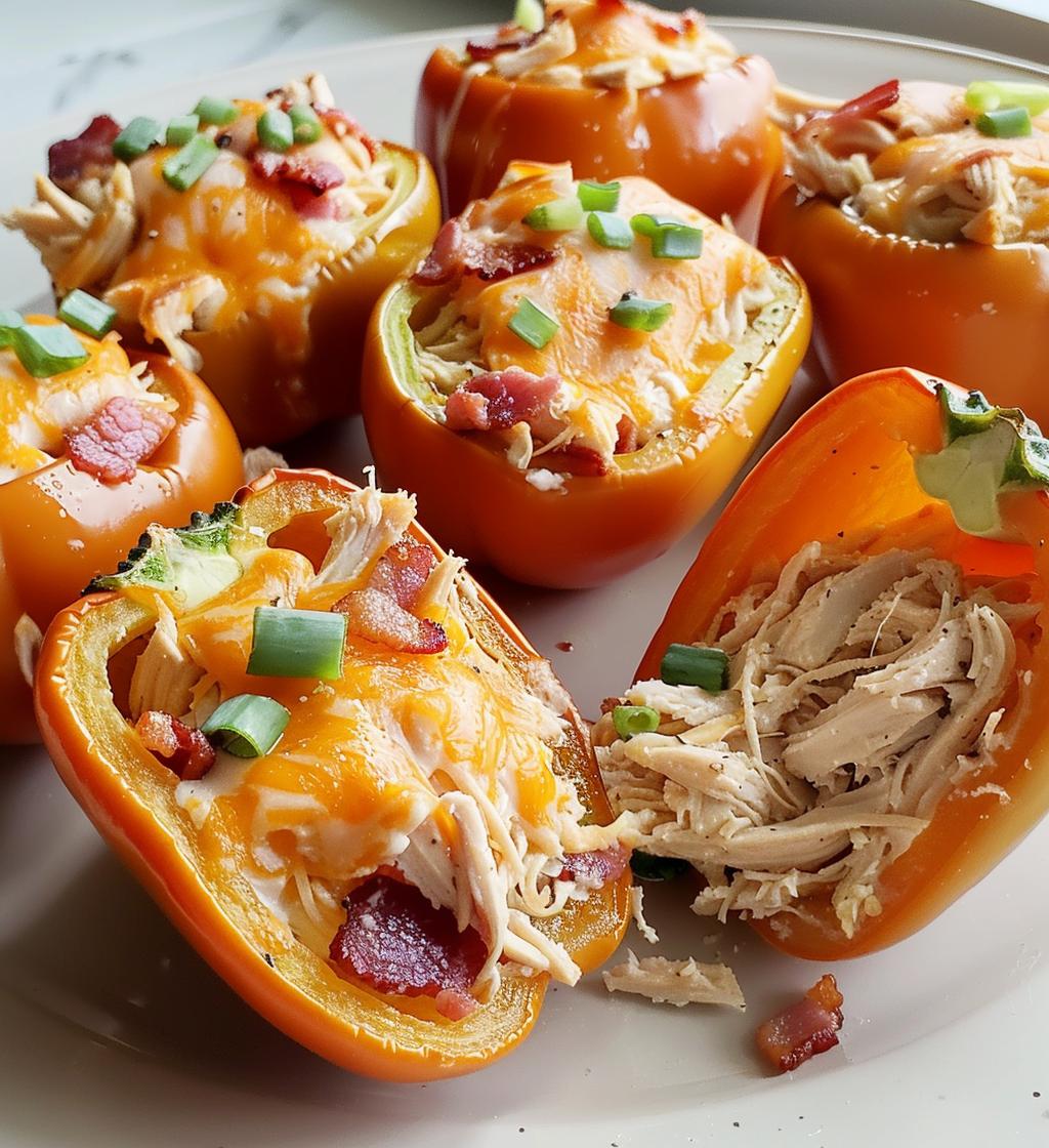 Keto Chicken Bacon Boats - detail 1