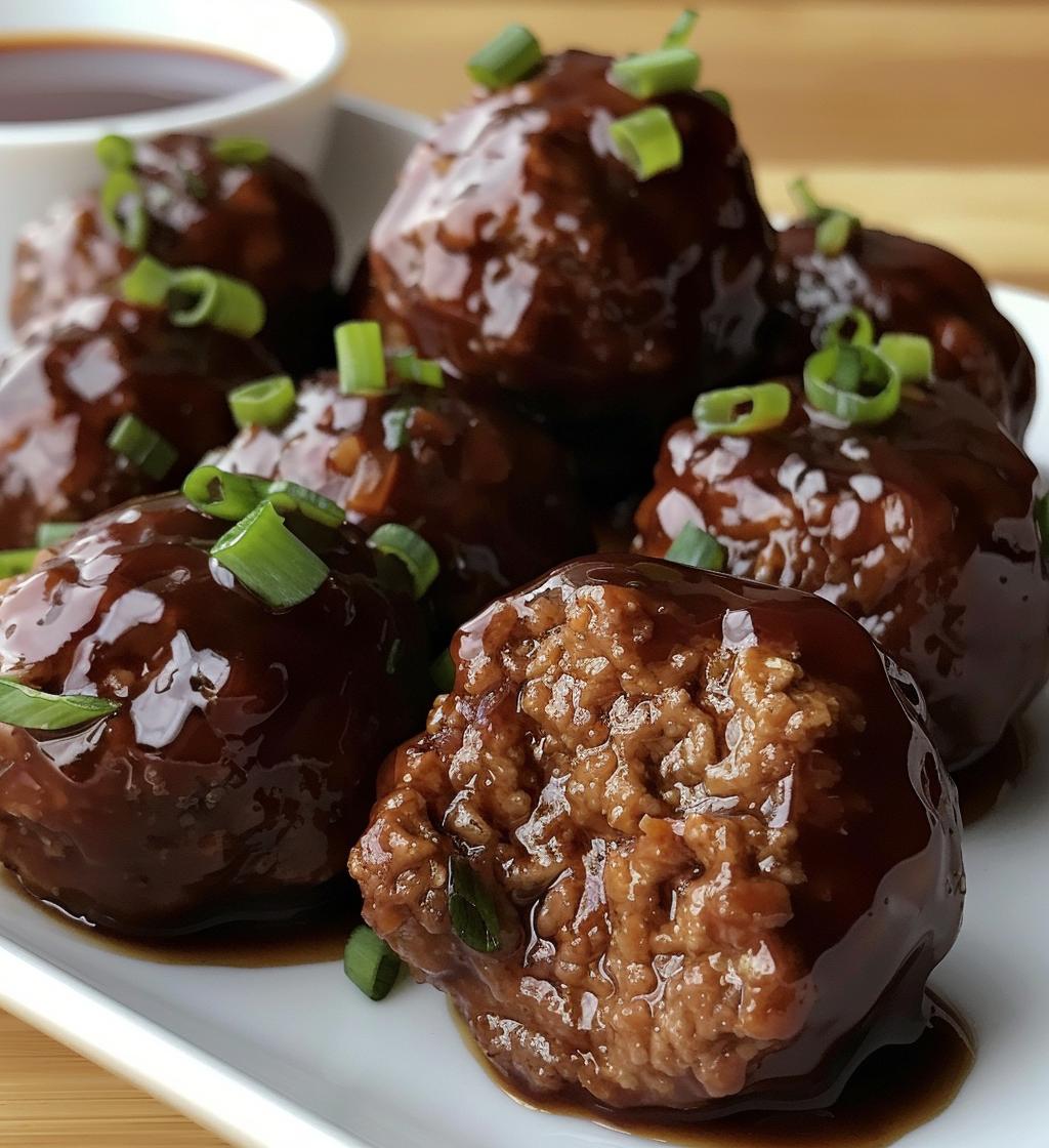 Korean BBQ Meatballs - detail 1