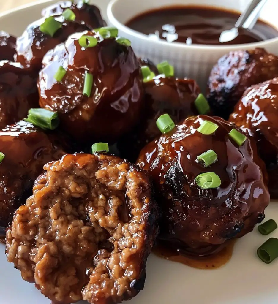 Korean BBQ Meatballs