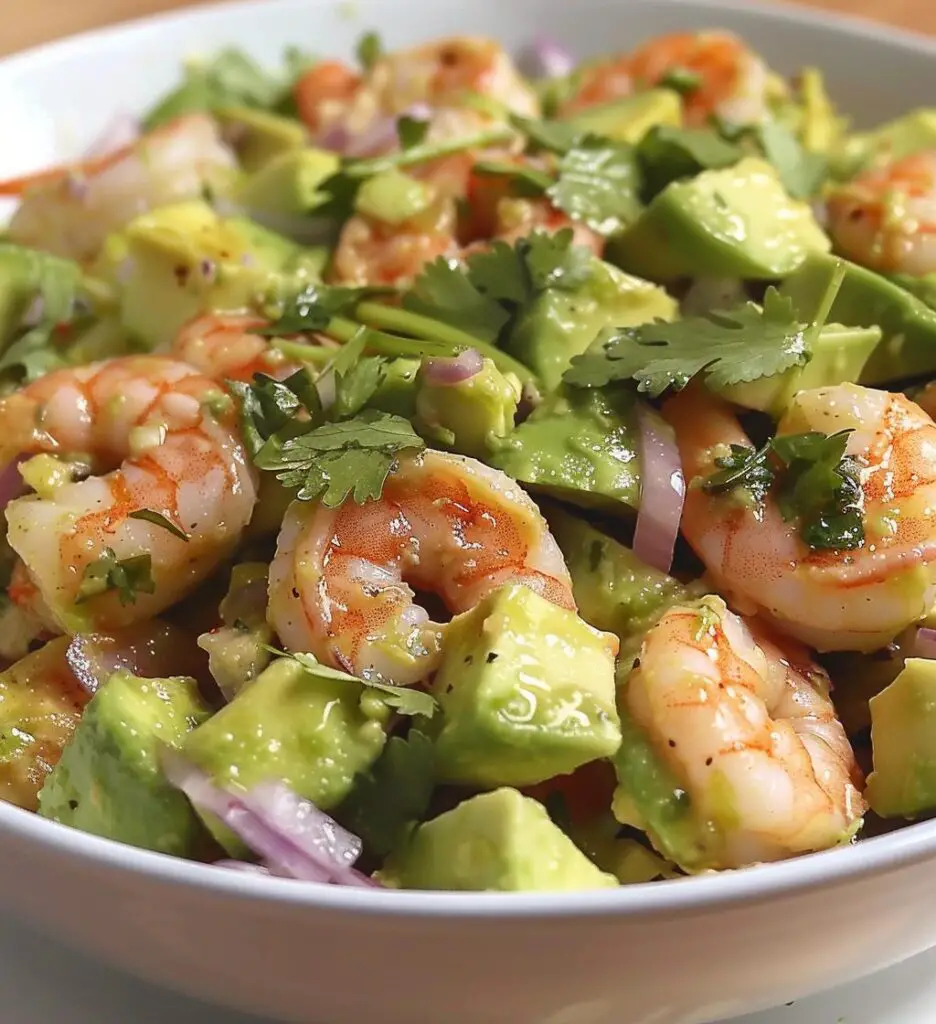 Lime Shrimp Avocado Salad