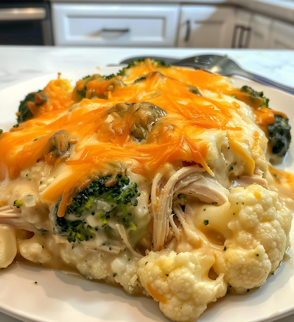 Low Carb Chicken Casserole - detail 1